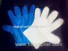 Soft PE glove blue large disposable medical gloves for hair dyeing
