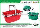 Folding Fabric Supermarket Shopping Basket With Lid Market Tote environmental protection