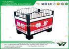 Customized Supermarket Accessories Promotion Tables Chrome Coated