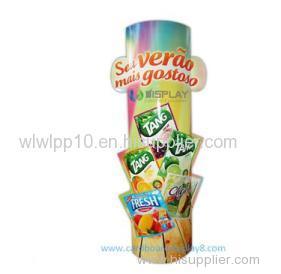 Custom Designed Automatic POP up Cardboard Totem Lama with Vivid Graphics printing