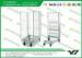 Four Wheels Storage Cargo Logistics Warehouse Trolley 500kg Roll Cart 4 Sides