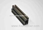 Customized Champagne Anodizing Brush Aluminium Extrusion Profile 6063-T5