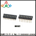 Slide DIP Switch 8 position 4 position 2 position red blue 2.54mm