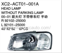 Replacement for ACCENT 00 Head lamp