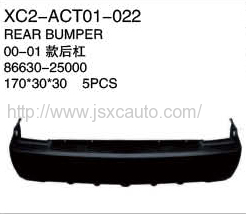 Replacement for ACCENT 00 Rear bumpe