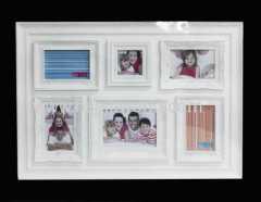 6 opening heart plastic injection photo frame No.YDN61