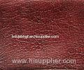 Oil Tanned Faux Leather Upholstery Fabric , Non Sticky Sofa Upholstery Fabric