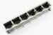 1 X 6 Multi-port RJ45 Connector Custom , Right Angle IEEE RJ45 For SDH / PDH