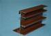 6005 Wood Grain Aluminum Extrusion Profiles For Hotel Doors And Windows