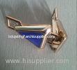 Fashion blue and gold ABS Cloth Belt Buckle , 7cm cool belt buckles