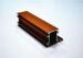 6063 T5 / T6 Wood Grain Aluminium Extruded Sections For Window / Door