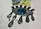 Sew On Big Eye Design Bling Custom Sequin Appliques For Clothing