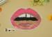 Shining Pink Lip Sew On Custom Sequin Appliques For Ladies Garment