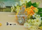 Shining Antique Rhinestone Brooches , Rhinestone Wedding Brooches for Bridal