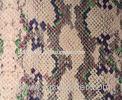 Film Lamination Snakeskin Vinyl Fabric , Snakeskin Fabric With 2005 / 84 / EC Standard