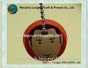 Round Custom Printed Key Chains / PVC Key Ring of Cartoon Pattern