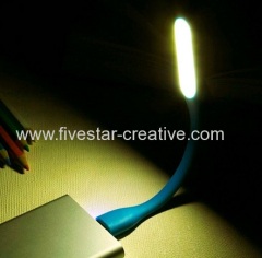 Mini Portable USB Led Light Bendable Slim Lamp Table Light for PC Laptop MAC Power Bank