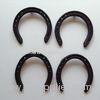 Outdoor Competition Small Iron Horse Shoes in Black