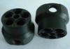 Custom Black CNC Turning Parts ABS Plastic Machined Parts ASTM / AISI