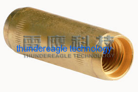 Ground rod connector brass