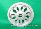 Diameter 350mm Flat Groove Aluminum Pulley Wheels With CNC Machining