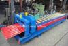 Colored Steel Plate Glazed Tile Roll Forming Machine / Roll Form Equipment
