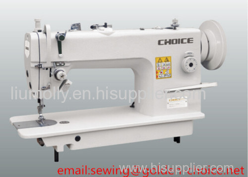 single needle heavy duty lockstitch sewing machine