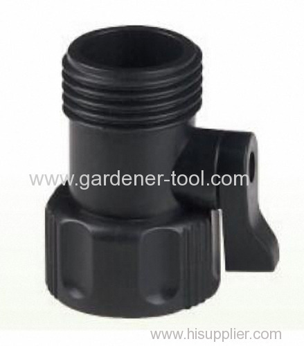 Plastic hose valve for joint hose and hose end.