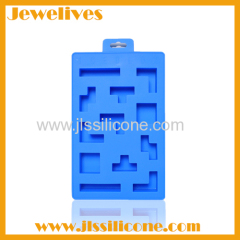 Silicone ice mold toy bricks shape