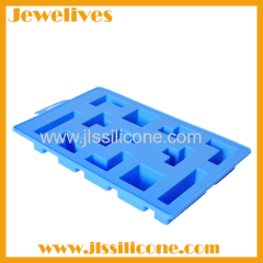 Silicone ice mold toy bricks shape