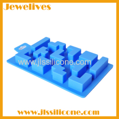 Silicone ice mold toy bricks shape
