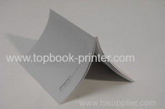 custom-design silver stamped cover clothing catalog thread glue bound softcover or softback book printer