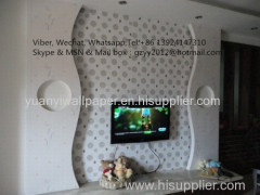 Waterproof Popular PVC Vinyl Wallpaper Modern Decoration Wallpaper Supplier