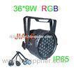 36 x 3w RGB Tricolor Waterproof Ourdoor LED Par Cans for Concert / Party / Show Lights