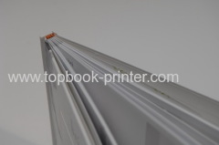 High-quality embossed paper cover gold stamping die cutting hardcover or hardbound book printer