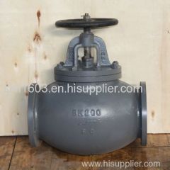 Marine Cast Iron Globe Valve JIS F7307 10k