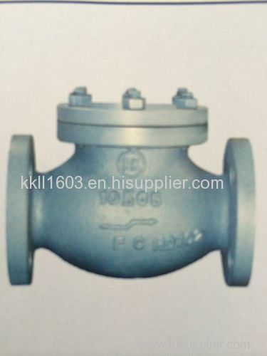 Marine Cast Iron Lift Check Globe Valve JIS F7358 5K