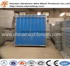 powder coating corrugated colorbond temporary fence steel hoarding