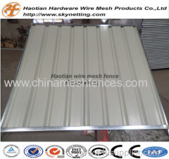 powder coating corrugated colorbond temporary fence steel hoarding