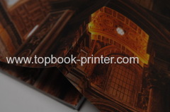 Top-grade spot UV coating cover matte lamination softcover or softback book with dust jacket flaps printing