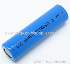 2200mAh Rechargeable Li-Ion Batteries