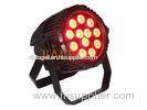 12 x 10w RGBWA 5 in 1 Waterproof Outdoor LED Par Lights with Aluminum Alloy Material