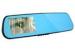 4.3 Inch 1080P Blue Mirror Black Box Car Digital Video Recorder With 140 Degree Wide Angle