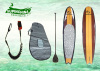 Wooden sup boards / white rail standing paddle board paddle board fishing