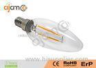 Clear Cover E14 LED Candle Light , Dimmable LED Candle Bulbs
