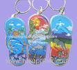 Clear Transparent Blank Souvenir Acrylic Keychain With Paper Insert