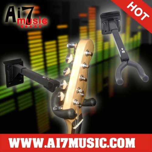 AI7MUSIC Guitar Slat Wall Mount Hanger Adjustable Hook Holder Stand Long Hangers