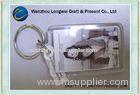 Personalized clear plastic photo keychain as gift & souvenir novelty keyrings