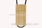 Real Capacity 64GB Novelty USB 2.0 Wood USB Drive With Lanyard