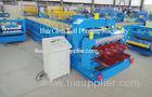 High Frequency Double Layer Glazed Tile Roll Forming Machine With 15 / 21 Rows
